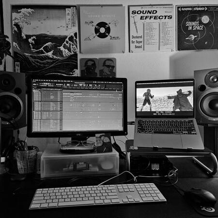 Mixing at my Home Studio